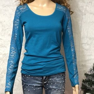 Long Sleeve Lace Top